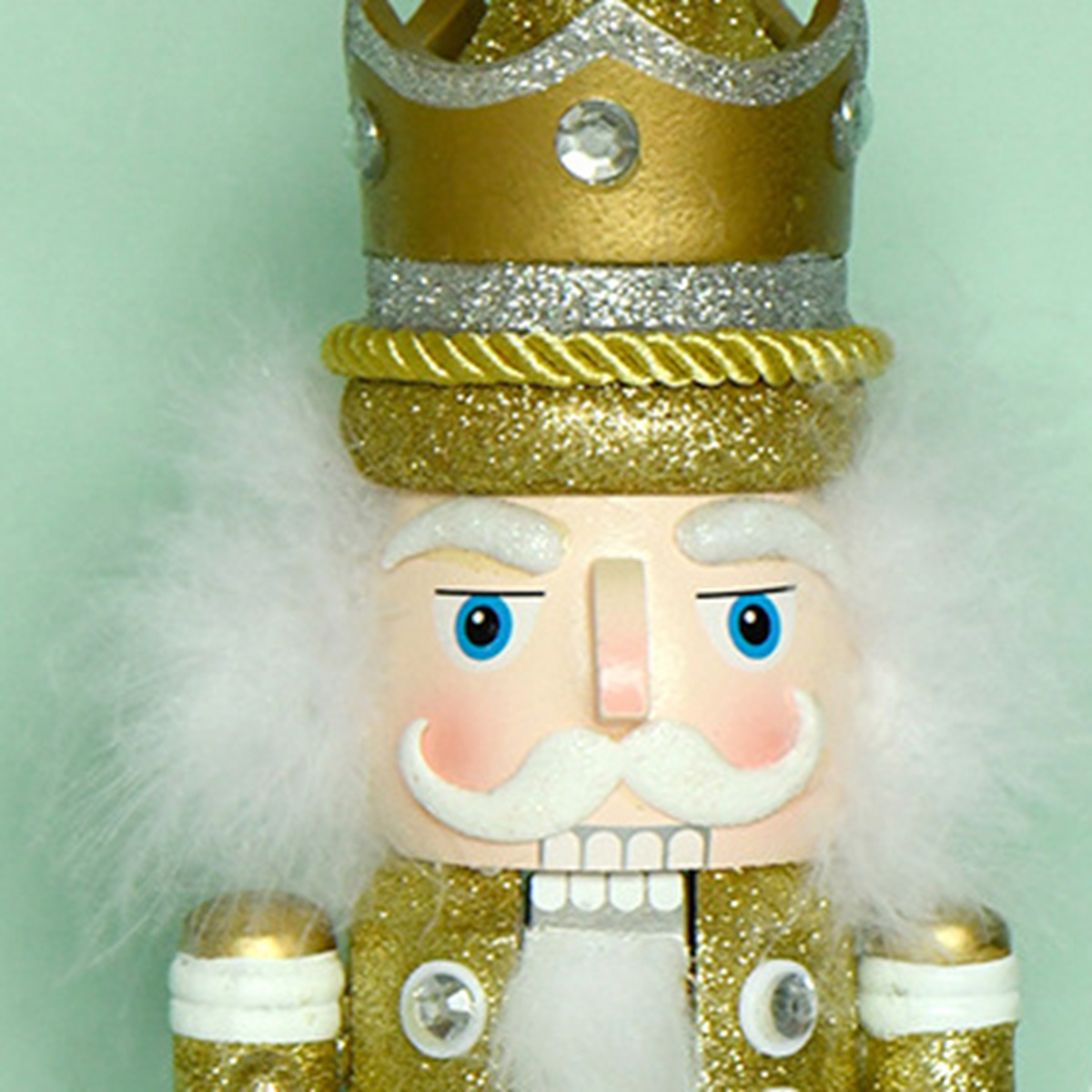 Nutcracker Figurine - B84B-Wooden King Nutcracker Ornaments Christmas Decorations