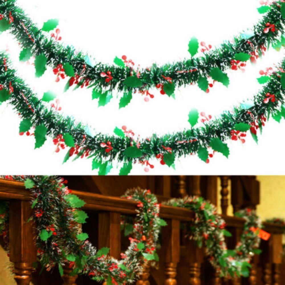 2PCS Reusable 2M Christmas Gar - Tinsel Garland Decoration recension och pris