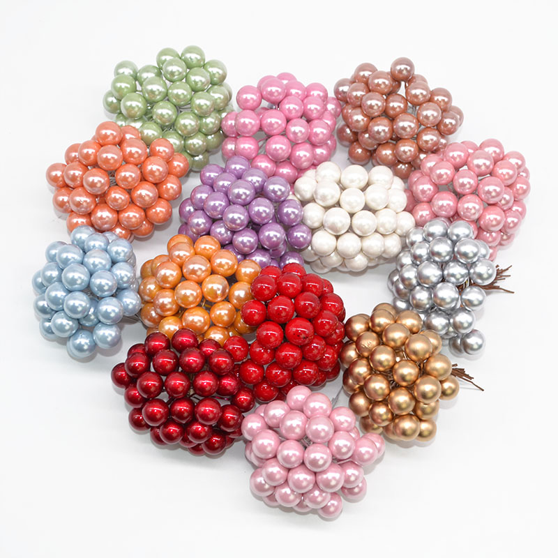 100/200pcs Pearl Stamens Mini  - Christmas Wreath Fake recension och pris