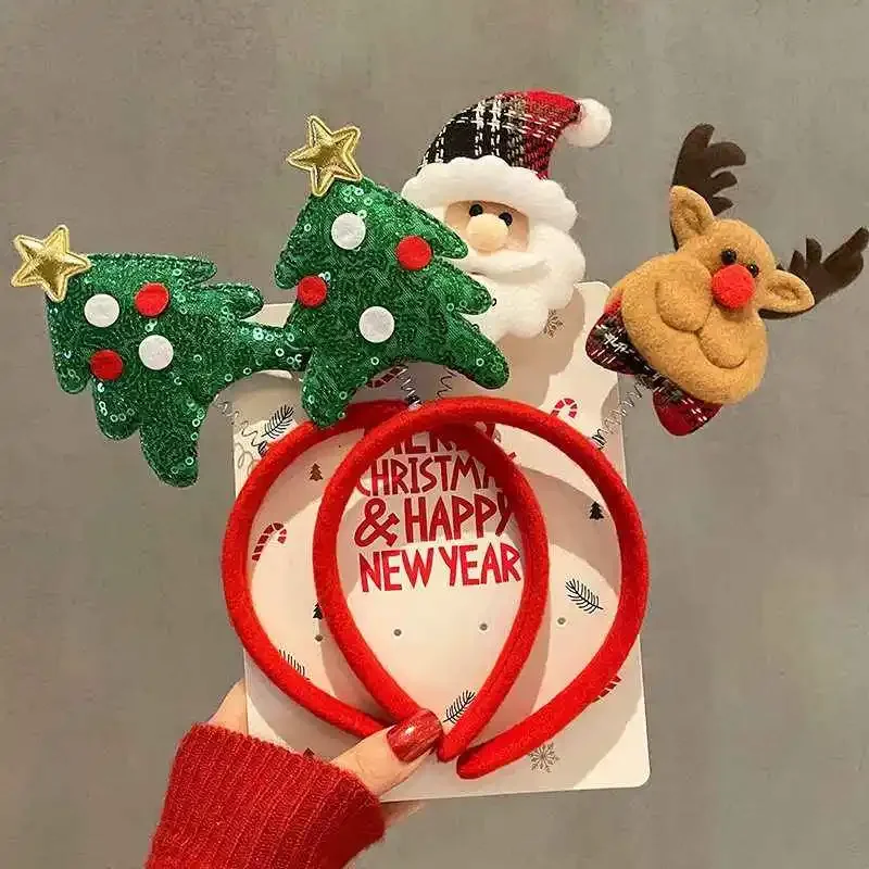 10pcs Christmas Hairband Xmas  - Reindeer Antlers Headband recension och pris