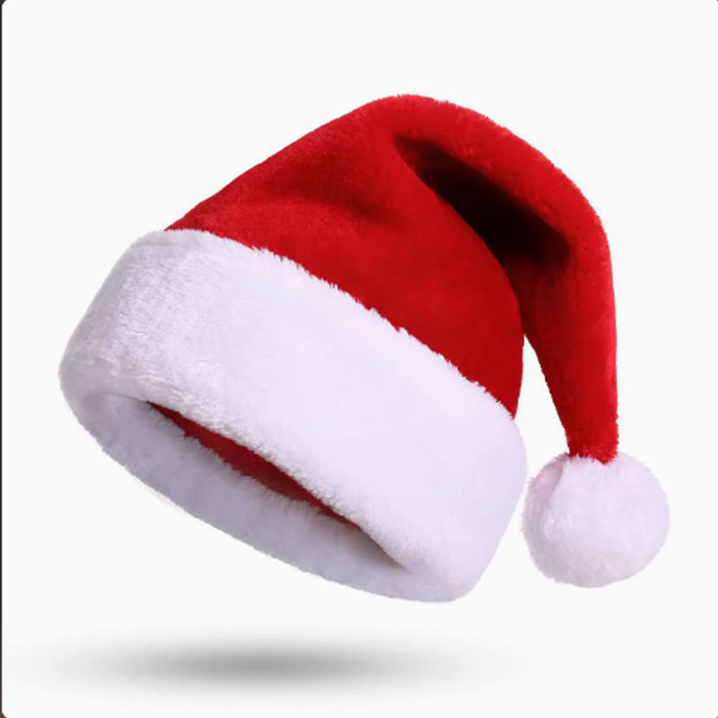 Christmas Santa Hat Xmas Long  - Santa Hat Plush recension och pris