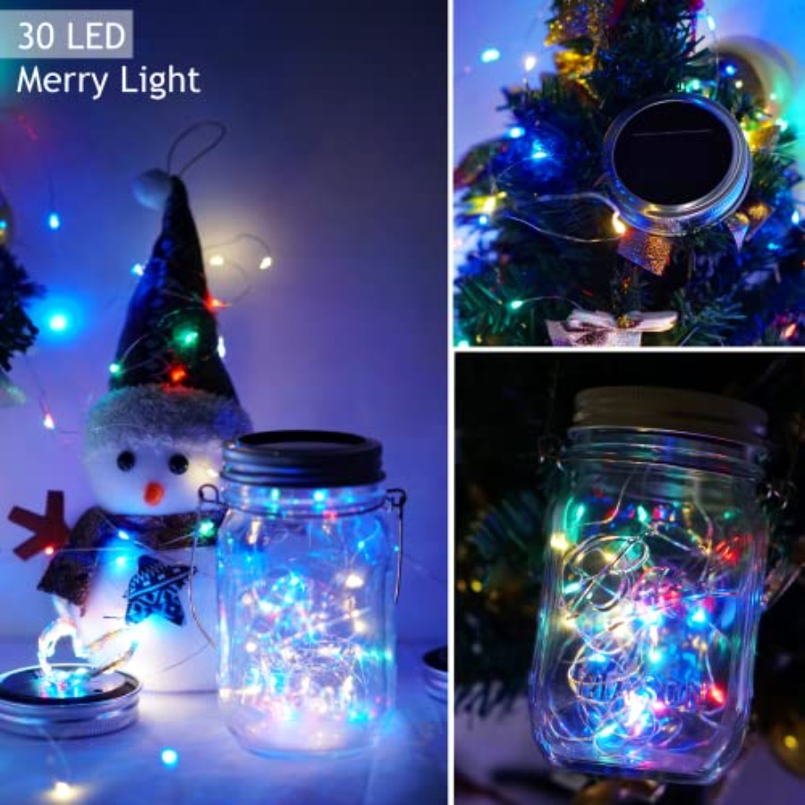 30 LED 10 Packs Mason Jar Ligh - Led Fairy String Lights recension och pris