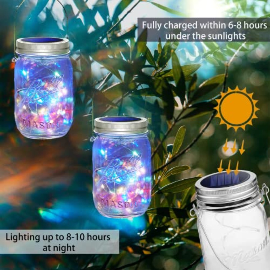 30 LED 10 Packs Mason Jar Ligh - Led Fairy String Lights recension och pris