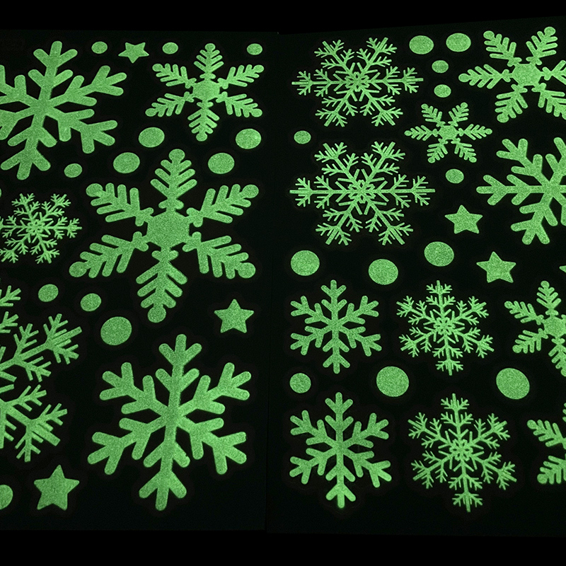 Christmas Luminous Snowflake W - Snowflake Window Decal recension och pris