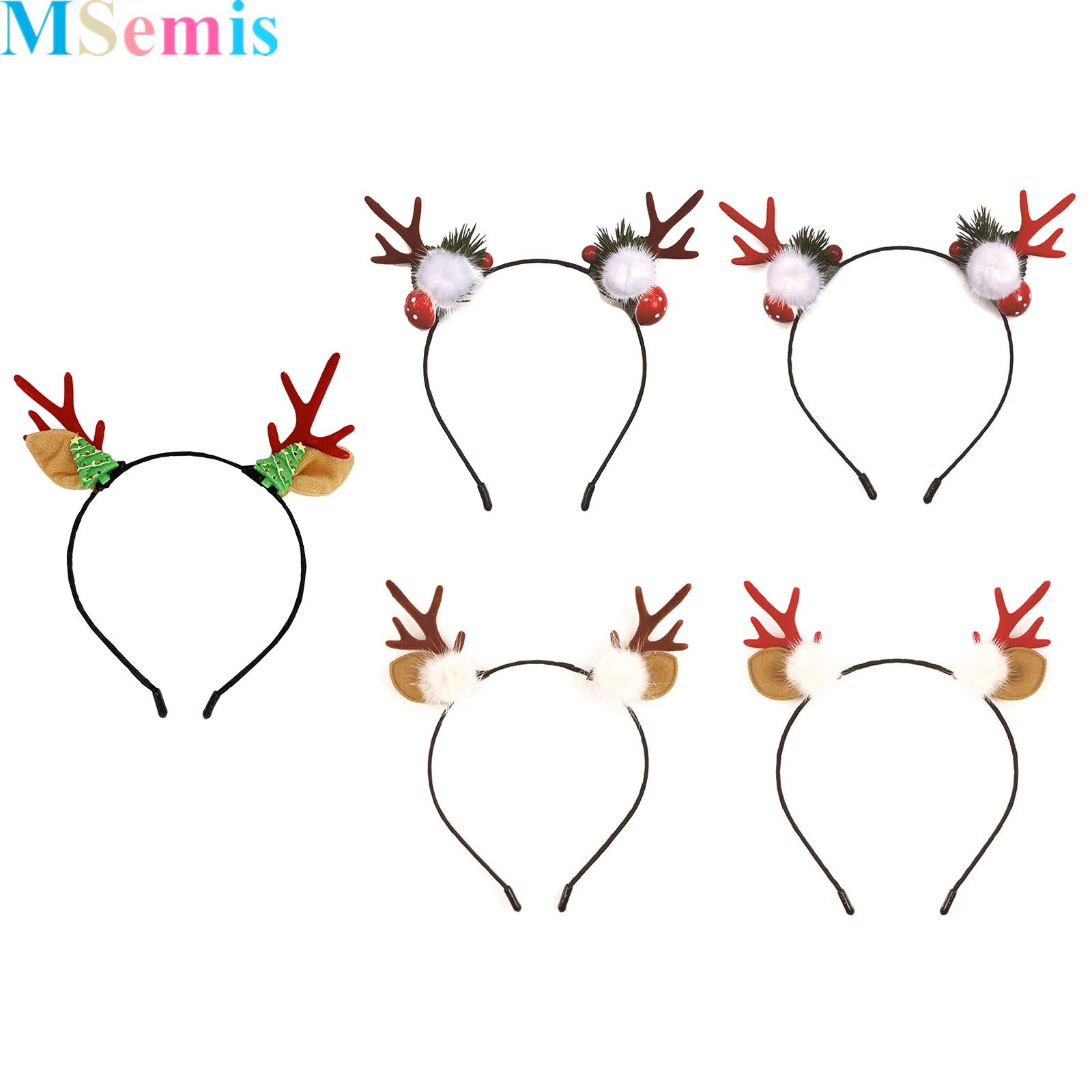 Reindeer Antlers Deer Ears Hea - Reindeer Antlers Headband recension och pris