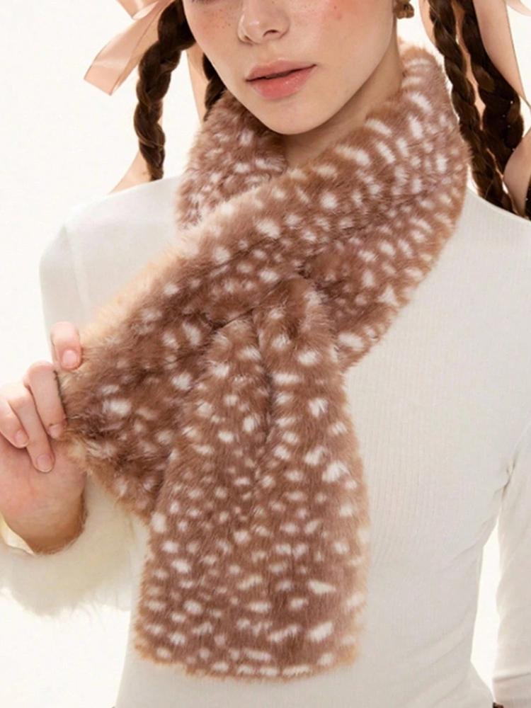 Winter Harajuku Elk Plush Scar - Reindeer Antlers Headband recension och pris