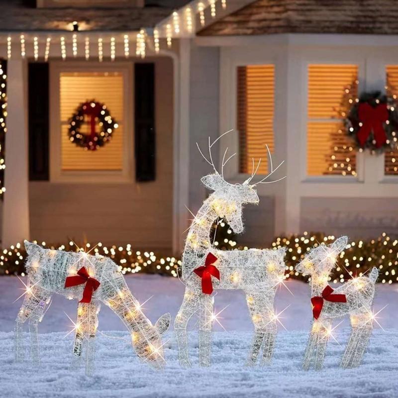 Christmas Deer Family Outdoor  - Christmas Lights Outdoor recension och pris