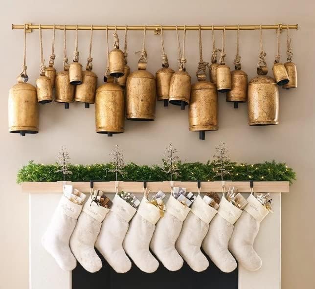 RW Rustic Giant Christmas Bell - Christmas Stocking Hanging recension och pris
