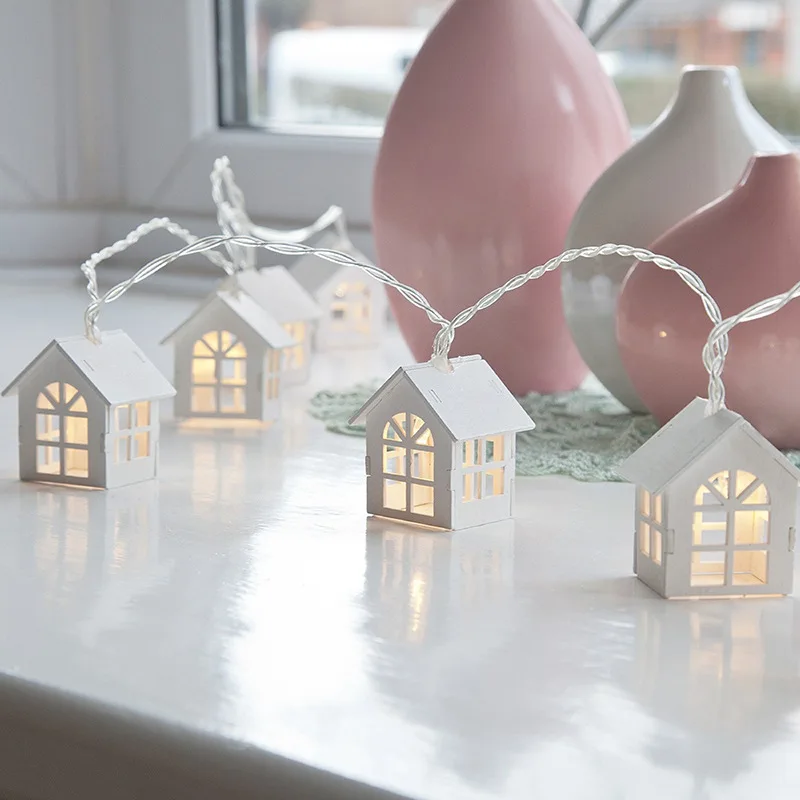 10 LED Christmas Tree House St - Led Fairy String Lights recension och pris