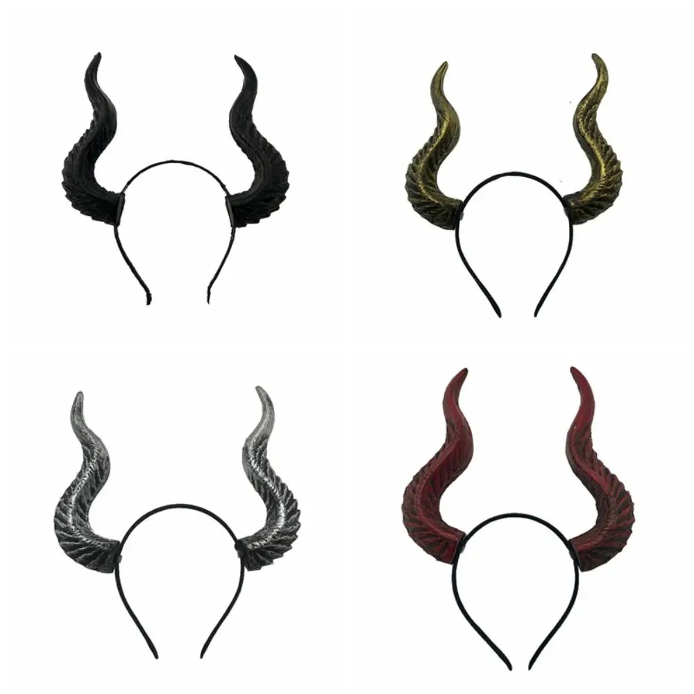 Devil horn hairband Cosplay He - Reindeer Antlers Headband recension och pris
