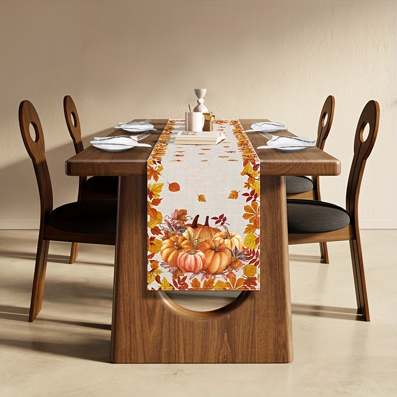 1pc Thanksgiving & Halloween T - Christmas Table Runner recension och pris