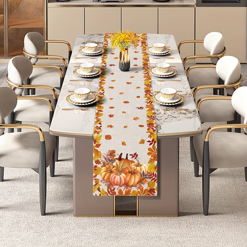 1pc Thanksgiving & Halloween T - Christmas Table Runner recension och pris