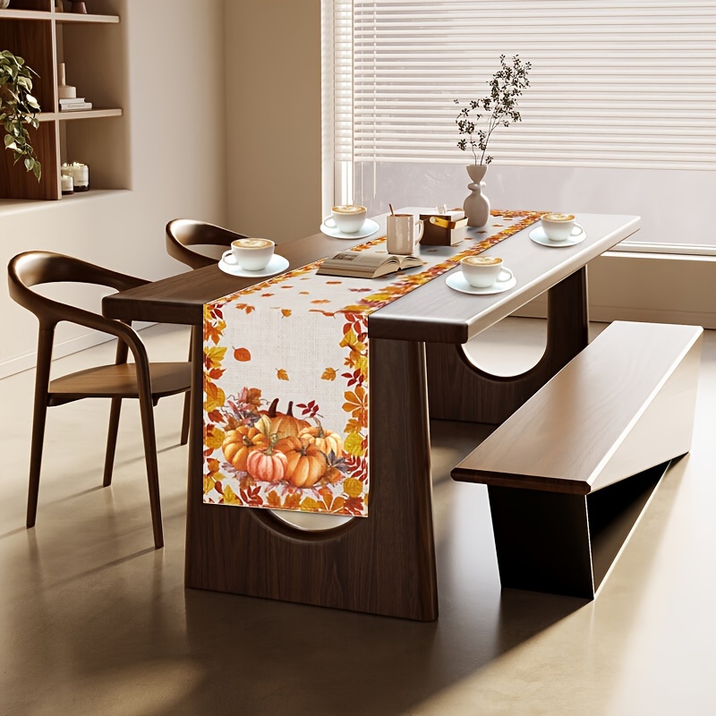 1pc Thanksgiving & Halloween T - Christmas Table Runner recension och pris