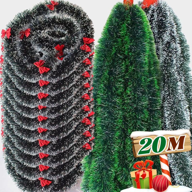 Christmas Tinsel Ribbons Strip - Tinsel Garland Decoration recension och pris