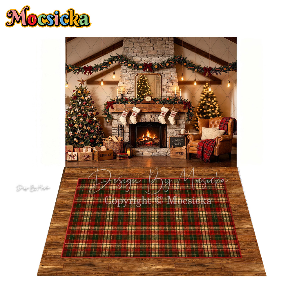 Mocsicka Retro Cabin Christmas - Christmas Throw Blanket recension och pris