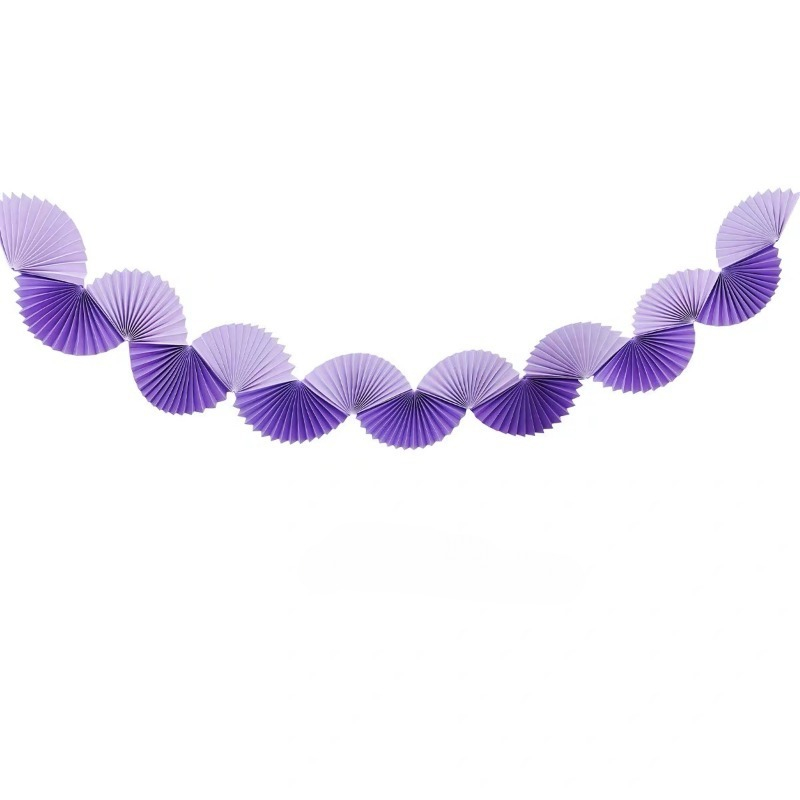 Purple Silver Party Paper 3D F - Tinsel Garland Decoration recension och pris