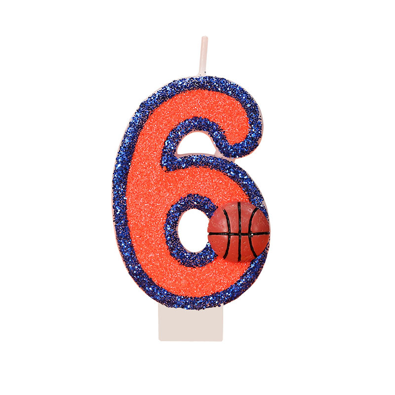 0-9 Basketball Number Candles  - Holiday Candle Set recension och pris