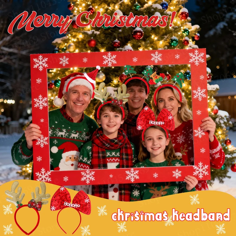 12-120Pcs Christmas Headband C - Reindeer Antlers Headband recension och pris