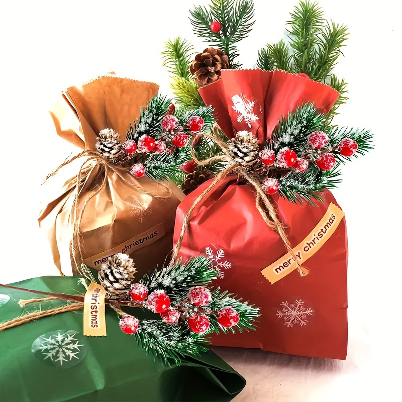 12Pcs Christmas Pine Picks Art - Christmas Tree Artificial recension och pris