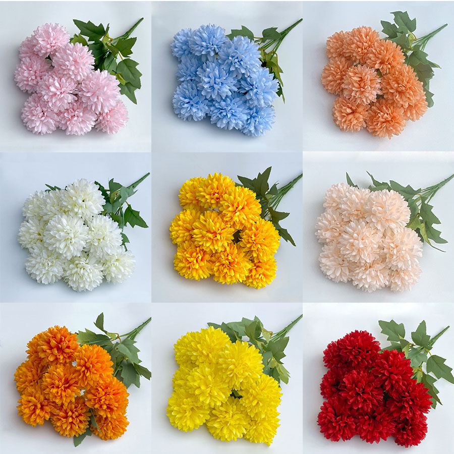 Artificial Flower Bouquet Chry - Christmas Wreath Fake recension och pris