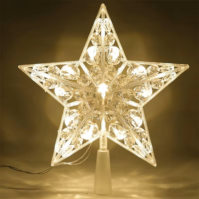 15cm Christmas Glowing Tree To - Star Tree Topper recension och pris