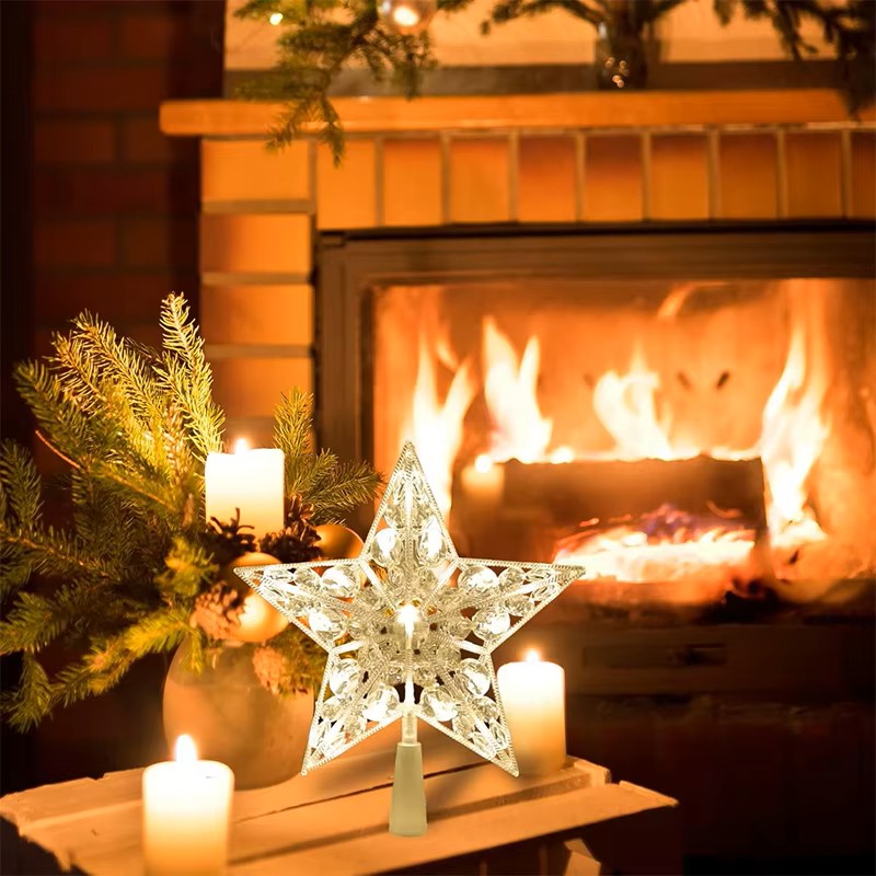 15cm Christmas Glowing Tree To - Star Tree Topper recension och pris