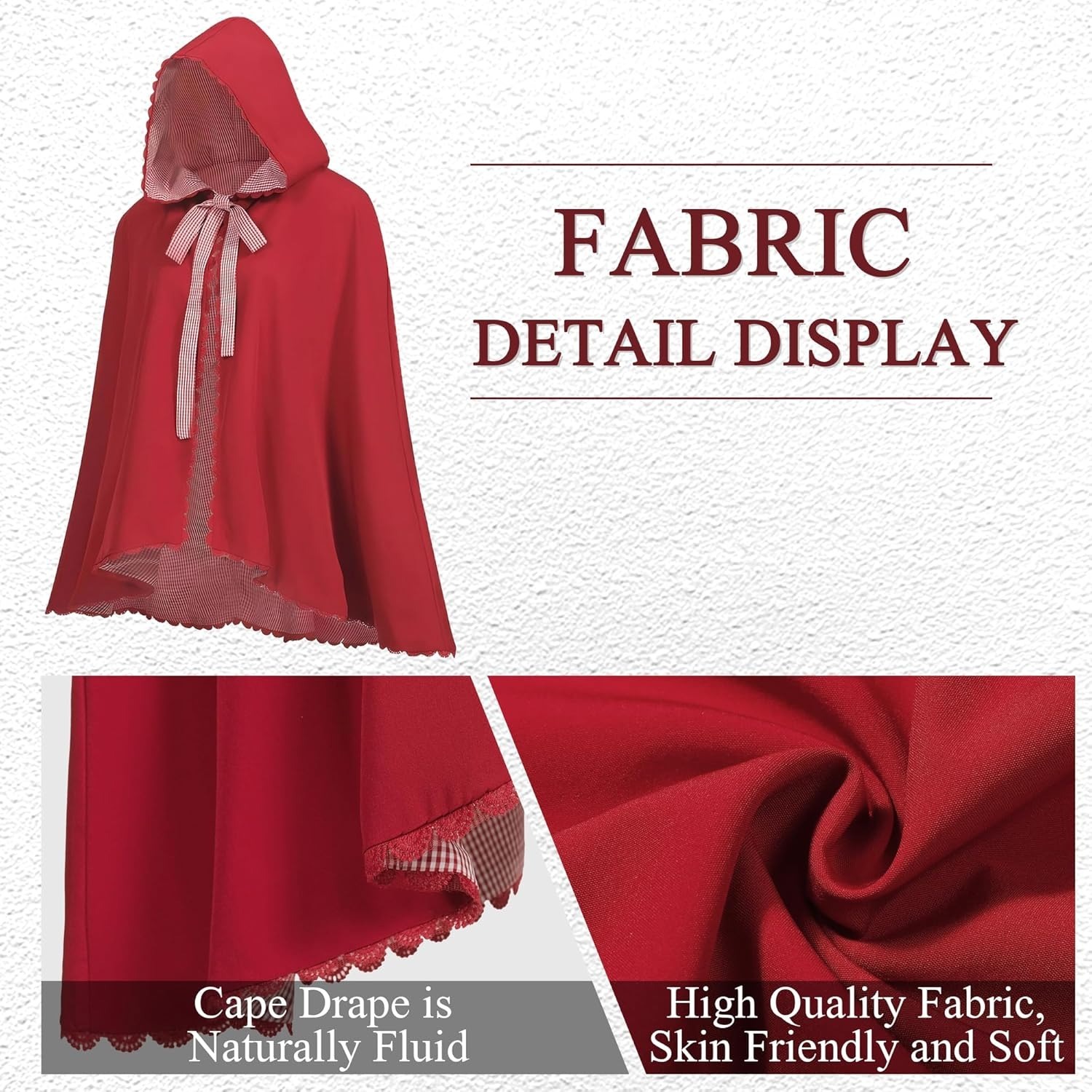 Red Plaid Cape Women's Double  - Christmas Throw Blanket recension och pris