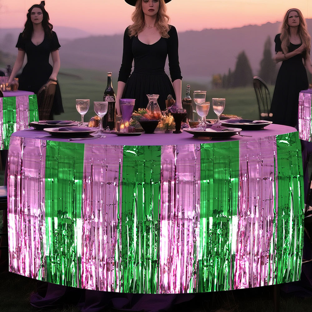 Wicked Witch Party Table Decor - Tinsel Garland Decoration recension och pris
