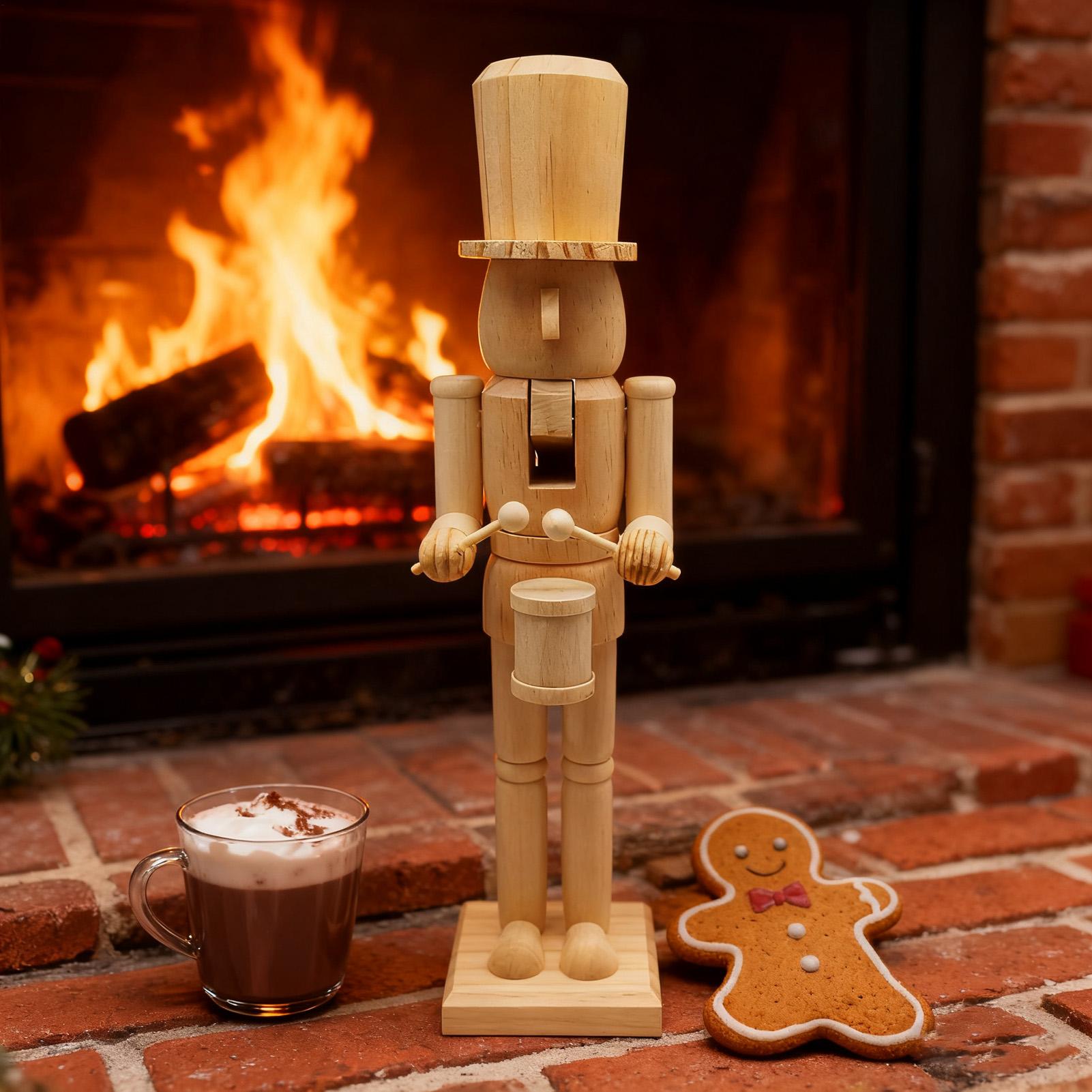 Nutcracker Decor 38cm Wooden F - Nutcracker Figurine recension och pris