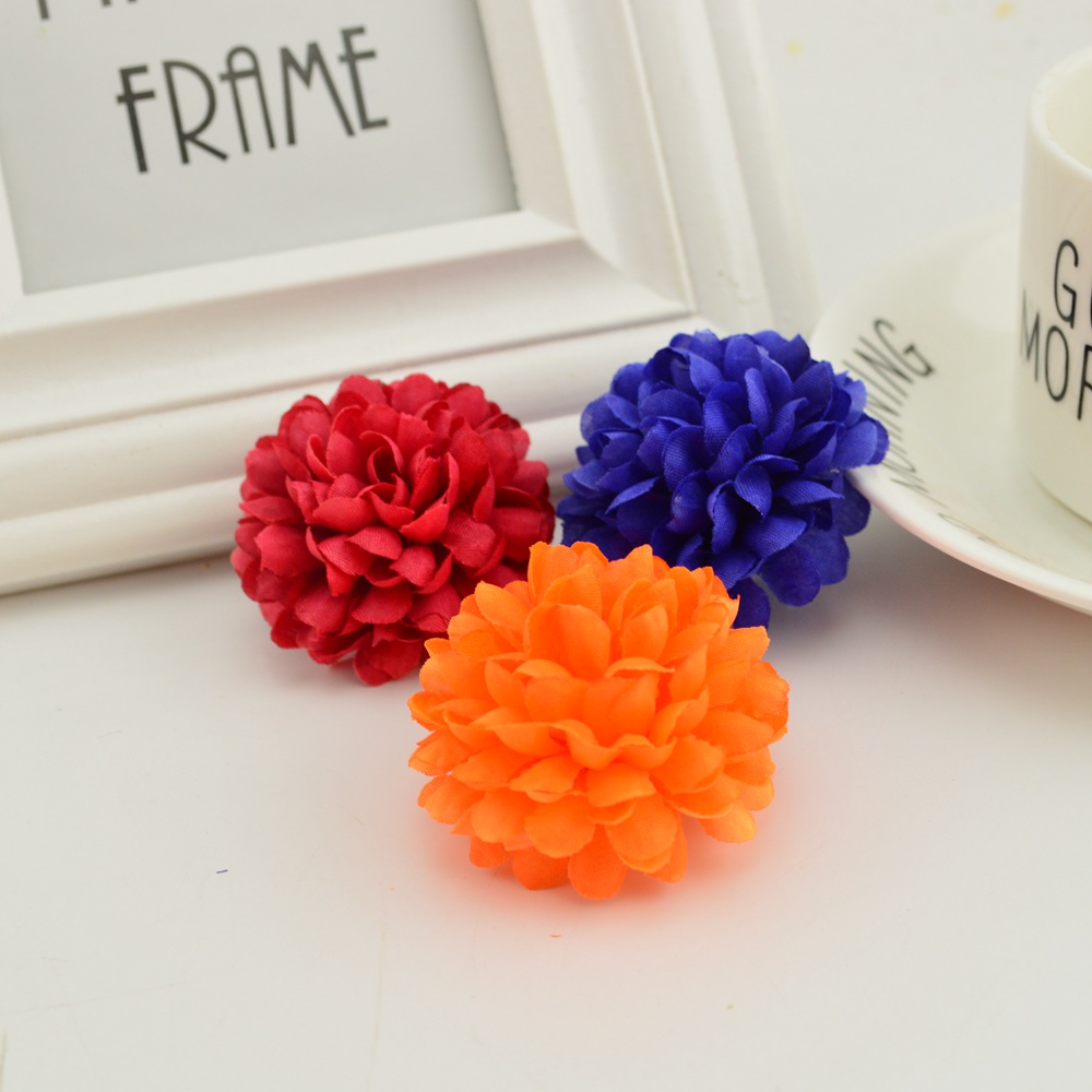 200PCS 5CM Silk Chrysanthemum  - Christmas Wreath Fake recension och pris