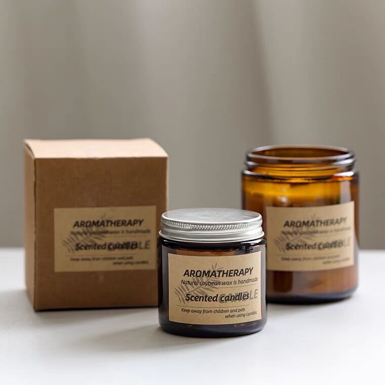 Kraft Paper Box Candle Lipstic - Holiday Candle Set recension och pris