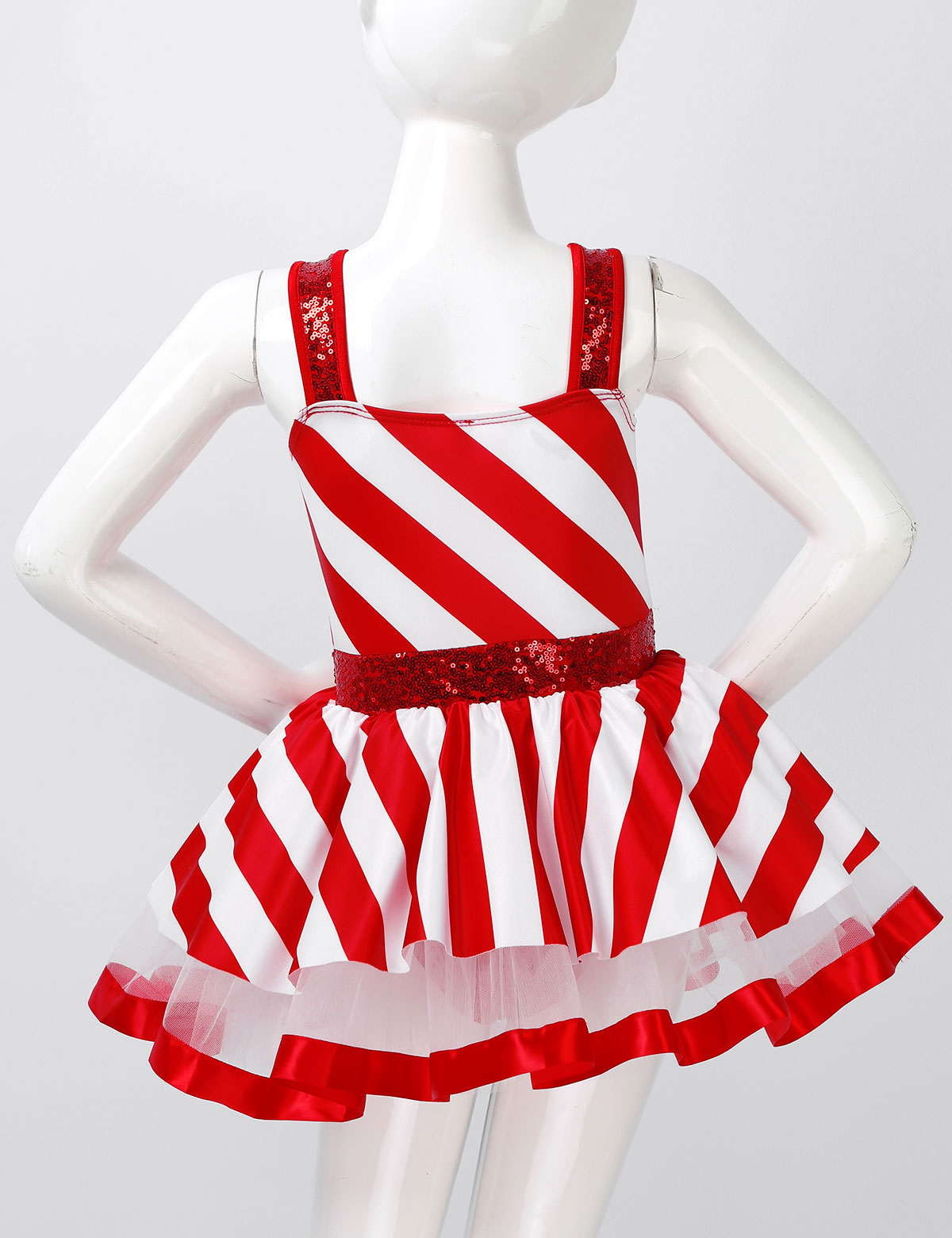 Girls Christmas Candy Cane Cos - Elf Costume Christmas recension och pris