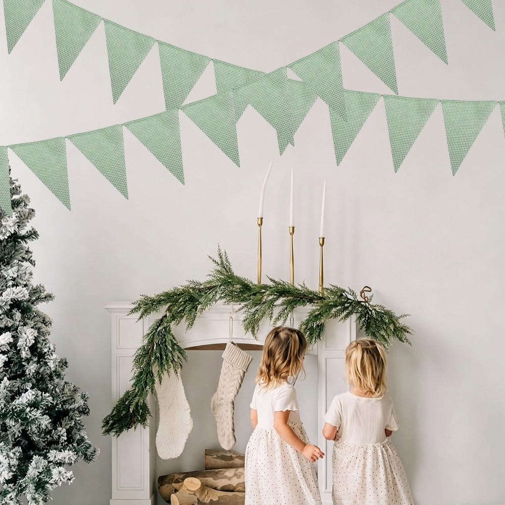 Sage Green White Fine Plaid Fa - Christmas Throw Blanket recension och pris