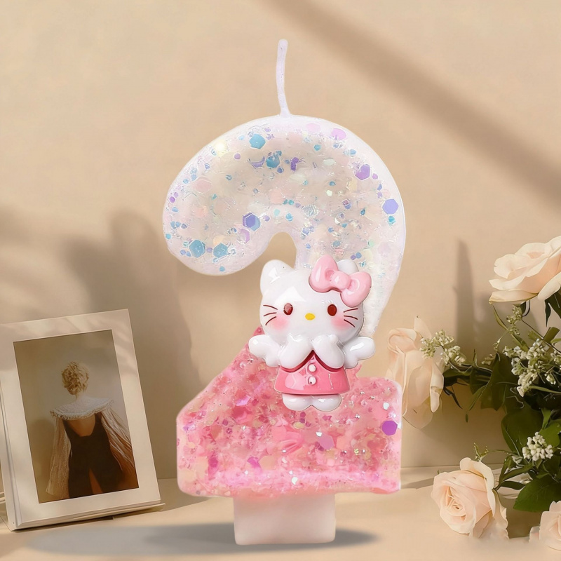 Hello Kitty Birthday Candles   - Holiday Candle Set recension och pris