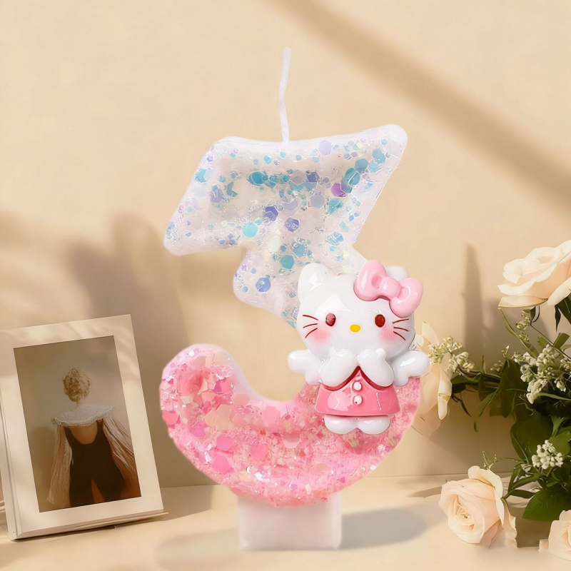 Hello Kitty Birthday Candles   - Holiday Candle Set recension och pris