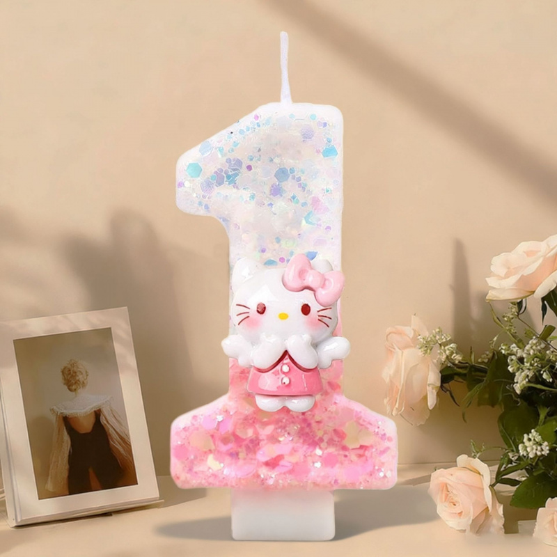 Hello Kitty Birthday Candles   - Holiday Candle Set recension och pris