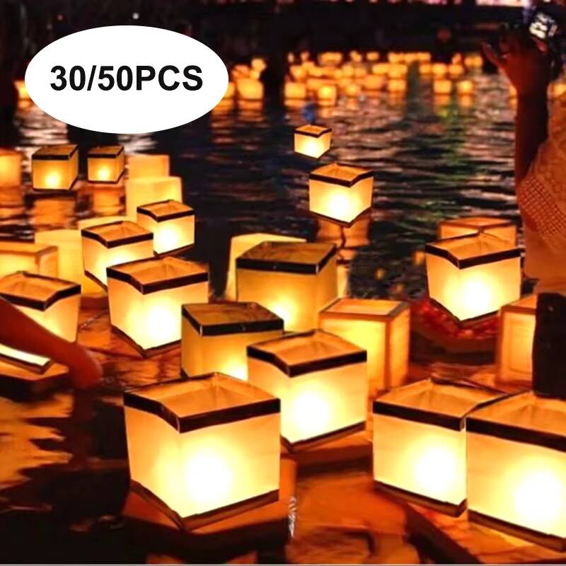20/30/50Pcs/Lot Chinese Gold/S - Holiday Candle Set recension och pris